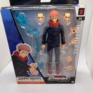 Jazwares Jujutsu Kaisen Yuji Itadori Action Figure NEW Blue Total Anime 03